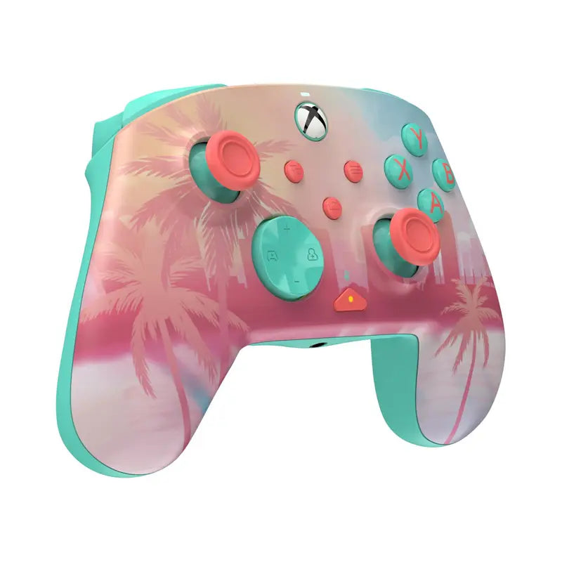 Turtle Beach Pacific Skyline Wireless Gaming Controller for Xbox, PC, Smartphone & Mobile Devices - RGB Lighting, TMR Thumbsticks, Dual Rumble Motors, Mappable Back Buttons, Bluetooth Connection, Rechargeable, Included Cable, City-Ready, Gifts for Him