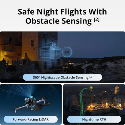 [Pre-Owned Options] DJI Mini 5 Pro Fly More Combo with DJI RC 2, Drone with Camera, 1-Inch CMOS, 4K Drone for Beginners with Omnidirectional Obstacle Sensing, Activetrack 360°, 225° Gimbal Rotation, 3 Batteries, Accessories, Foldable, Device