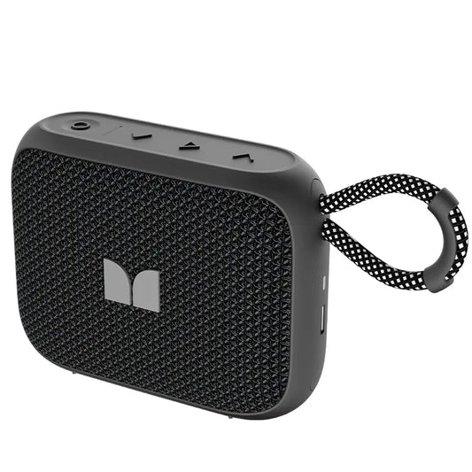 Monster S520 Compact Portable Wireless Bluetooth Speaker - Deep Bass Audio Device with IPX7 Waterproof, Bluetooth 6.0, 16H Playtime, TWS Stereo Pairing, Hands-Free Calls, Sound Upgrade for Beach, Camping (Audio, Mini Instant, Modern)