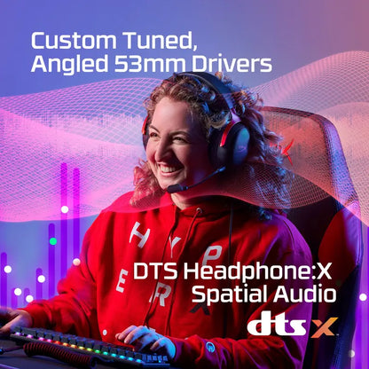 Hyperx Cloud III – Wired Gaming Headset, PC, PS5, Xbox Series X|S, Angled 53Mm Drivers, Spatial Audio, Memory Foam, Durable Frame, Ultra-Clear 10Mm Mic, USB-C, USB-A, 3.5Mm