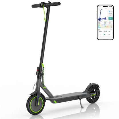 【Aopo】Motorized Scooter for Adults - 350W Motor, 36V Battery, Max 19Mph Speed, 15-Mile Range, 3-Speed Modes, App-Controlled, Dual ABS Brakes, Multifunctional Compact Foldable, Aluminum Portable Frame, 14.8 Kg, 42 X 17 X 18 Inches, Ideal Gift for Teens+
