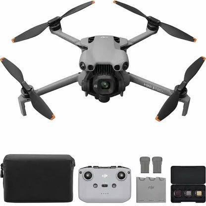 [Pre-Owned Options] DJI Mini 5 Pro Fly More Combo with DJI RC 2, Drone with Camera, 1-Inch CMOS, 4K Drone for Beginners with Omnidirectional Obstacle Sensing, Activetrack 360°, 225° Gimbal Rotation, 3 Batteries, Accessories, Foldable, Device