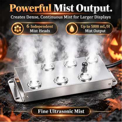 Ultrasonic Mist Maker Fogger Machine, Industrial Humidifier Fog Machine