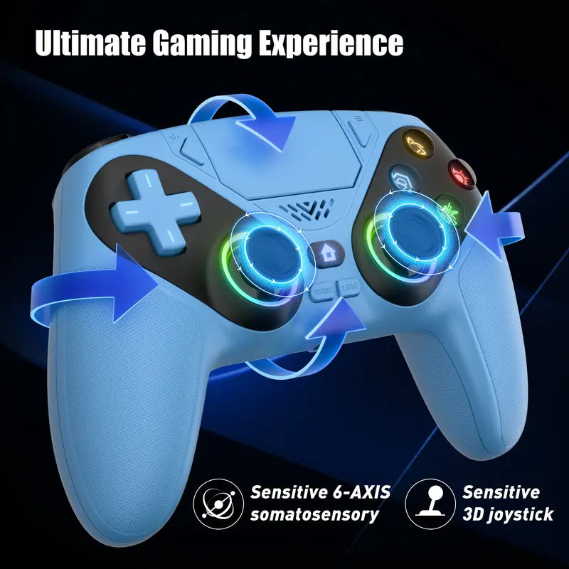 Wireless Pro Gaming Controller for PS5 (Christmas Variety Pack) - Drift Calibration Video Below, LED Lights, Dual Vibration, Motion Sensing, Programmable Buttons, 1000Mah Fast-Charging Batteries, Gamer Stuff, Accessories, Tiktokshopstockup